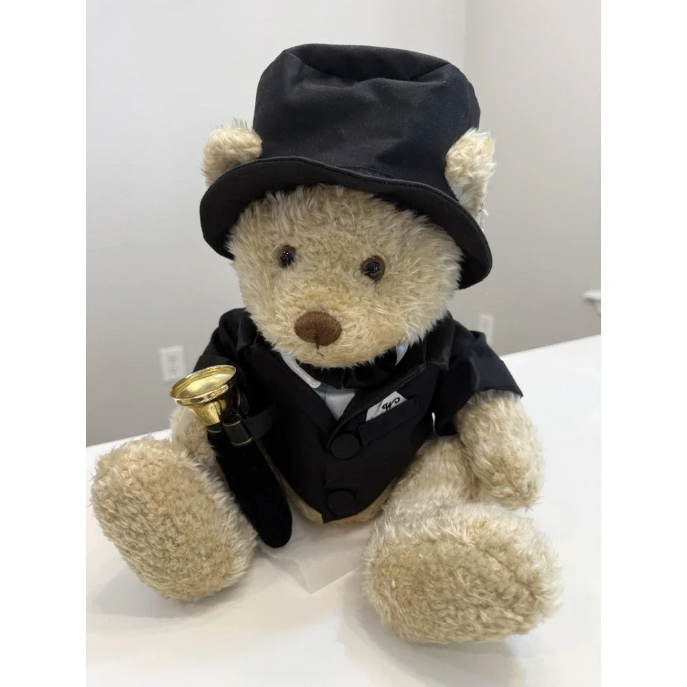 Vintage Frederick Atkins Dillard's 1999 Ring In The Millennium Teddy Bear